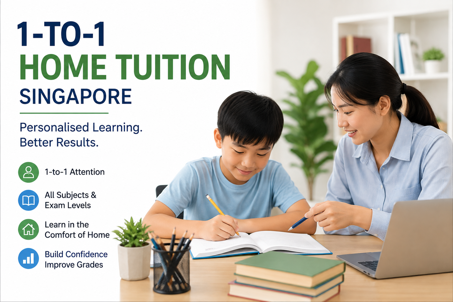 1 to 1 Home Tuition Singapore