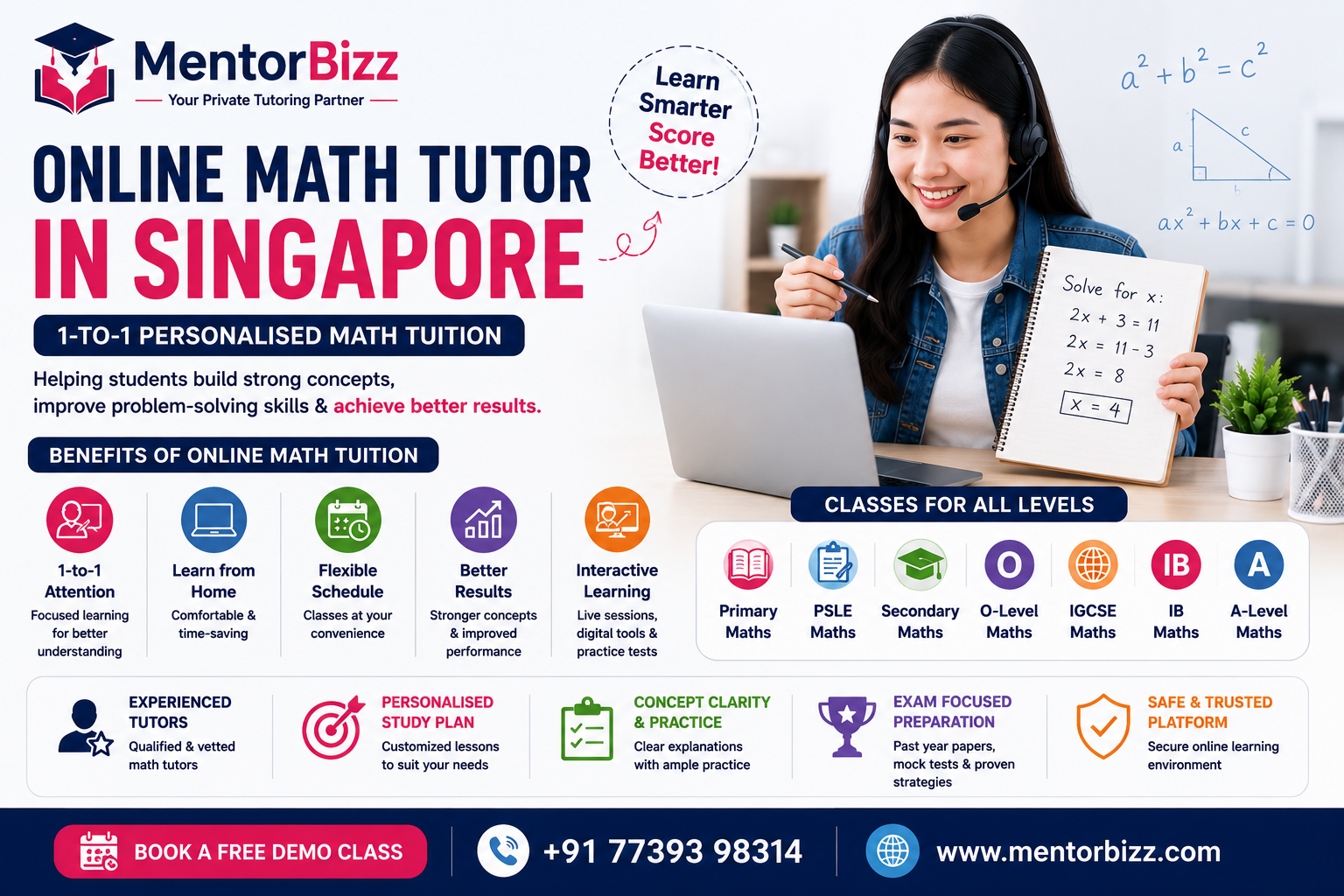 Online Math Tutor in Singapore