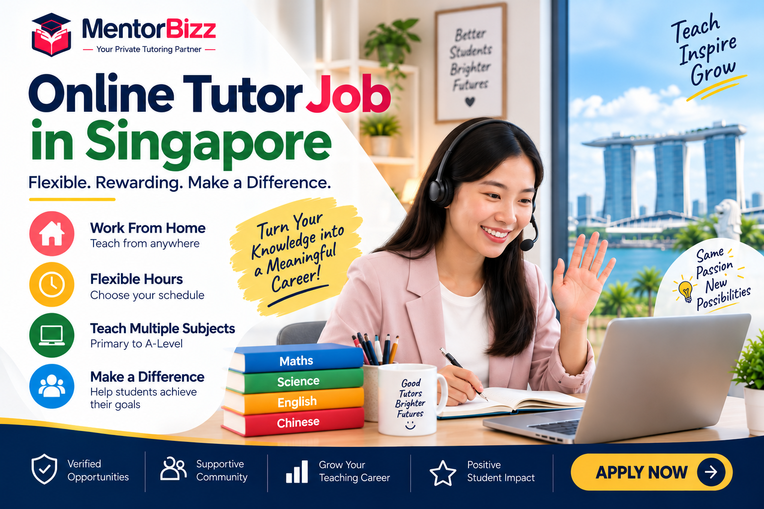 Online Tutor Jobs in Singapore