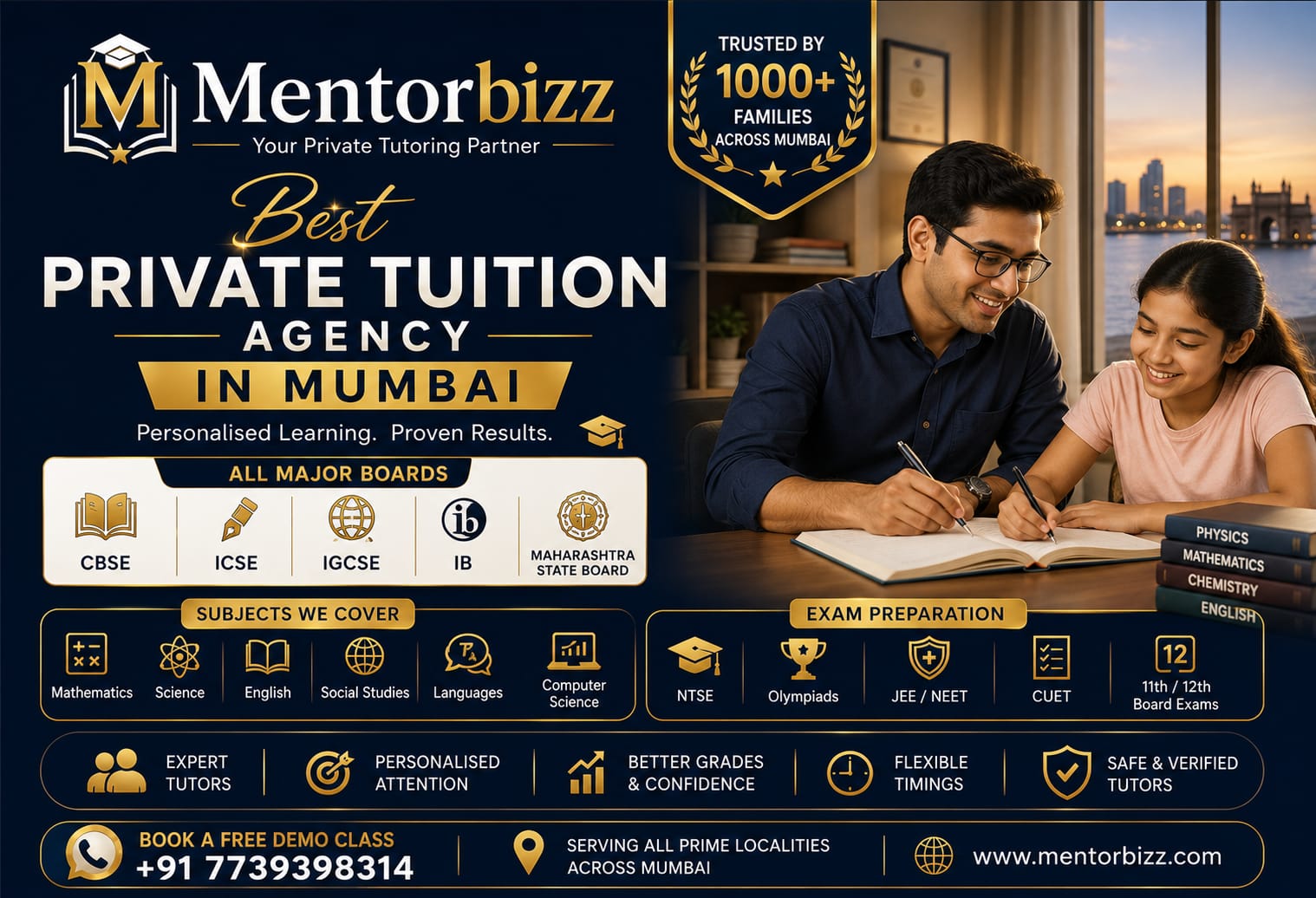 Best home tuition agency in Mumbai